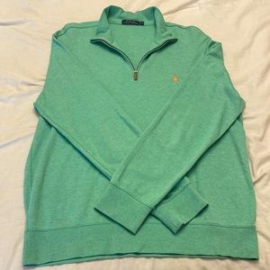 Polo Men 1/4 Zip Sweater, Size: Medium, Excellent Condition